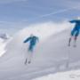 Von einem Besucher am 07.02.2017 hochgeladen - Die Skilehrer bei der Tiefschnee-Abfahrt