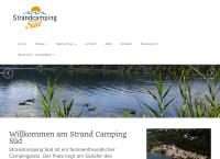Website von Camping Süd, Keutschach am See