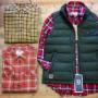 Flanellhemd, Karobluse, Daunenweste Flanellhemd, Karobluse, Daunenweste