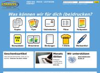 Website von Druck- u. Kopierstudio Strauss, Feldkirch