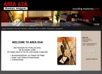 Website von Magyar Thomas - Tonstudio Area 65A, Baden