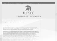 Website von Weigang Peter M - Wach- u Sicherheitsdienst, Braunau am Inn