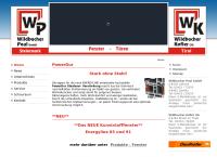 Website von Wildbacher Paul GmbH, Schwanberg