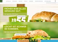 Website von Mcdonald's Restaurant
