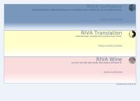 Website von RIVA Software & Translation, Klagenfurt am Wörthersee