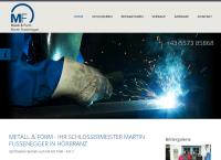 Website von MF Metall & Form