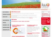 Website von IWO - Österreich Institut f wirtschaftliche Ölheizung, Wien