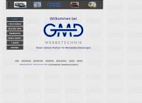 Website von GMD Werbetechnik, Wien