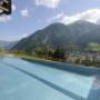 Panorama-Ausblick vom Pool des Hotels Das.Goldberg