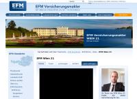 Website von EFM Wien 21