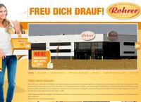 Website von Bäckerei Rohrer GmbH