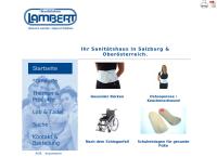 Website von Sanitätshaus Lambert
