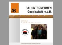 Website von AB BAU GmbH