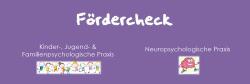 Praxis Fördercheck- Kinder-,Jugend-&Familienpsychologie / Neuropsychologie -Mag.Simone Breitenfeld