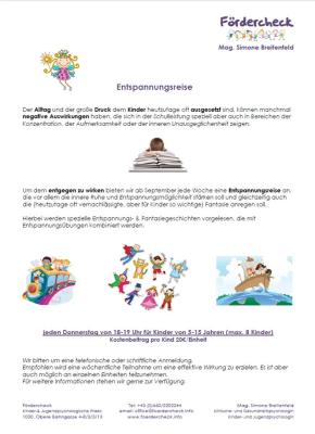 Enspannungsreise