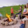 Grillen am Lagerfeuer
