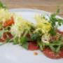 Carpaccio der Abendkarte im Cityhotel Design und Classic Carpaccio der Abendkarte im Cityhotel Design und Classic