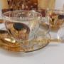 Gustav Klimt - Cappuccino Tassen aus Glas Gustav Klimt - Cappuccino Tassen aus Glas