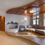 Wohnzimmer in der Ferienwohnung Holzwurm - Appartements Schedererhaus Wohnzimmer in der Ferienwohnung Holzwurm - Appartements Schedererhaus