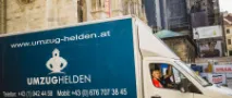 UmzugHelden Lkw beim Stephansdom in Wien