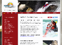 Website von Rafting & Canyoning Outdoorplanet