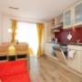 Wohnküche im 40m² Appartement Steiner in Leogang im Salzburgerland