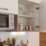 Voll ausgestattete Küche in den Appartements