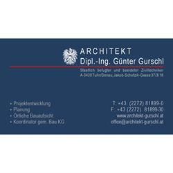 Architekt Dipl-Ing. Günter Gurschl