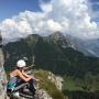Panorama Camping Sonnenberg, Klettern im Lechquell Gebirge Panorama Camping Sonnenberg, Klettern im Lechquell Gebirge