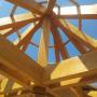 Pergola mit Schilfdach