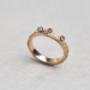 Weltenbummler Ring 14kt Gold und Saphiren