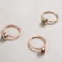 Bubble Ringe 14kt Gold und Turmalin