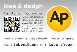 Pöchacker August - idee & design - Wohnstudio - Beratung-Planung-Möbelhandel-Montage