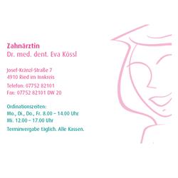 Zahnärztin - Dr.med.dent. Eva Kössl