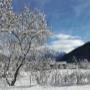 Santnerhof Virgental Tirol, Garten im Winter