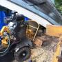 Stubbenfräse im Einsatz