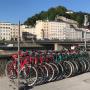 aVelo CITY Verleih an der STAATSBRÜCKE in Salzburg Außenansicht