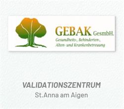 Gebak GmbH Validations- und Pflegezentrum St.Anna am Aigen