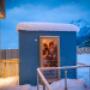 Alpegg Chalets in Waidring - Sauna Cube auf der Terrasse Alpegg Chalets in Waidring - Sauna Cube auf der Terrasse