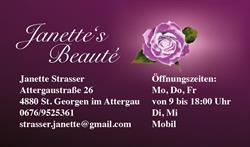 Janette's Beautè Kosmetik & Fußpflege