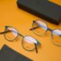 Stylische BLACKFIN-Fassungen aus leichtem Titan in kräftigen Blautönen – für alle, die eine hochwertige Designerbrille mit klaren Linien und modernem Look suchen.