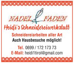 Nadel&Faden Heidi Unterluggauer