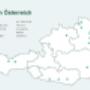 15 Standorte der TPA Steuerberatung in Österreich
