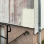 Musterfläche Algenentfernung Fassadenreinigung