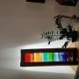 Glas Holz Skulptur