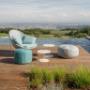 Ipe-Lapcho Holzdeck mit Outdoor-Möbel von Paola Lenti