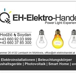 EH-Elektro-Handel Elektrotechnik - Elektroinstallationen - Photovoltaik - Smart Home