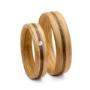 Holzringe aus Eiche & Nuss