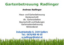 Gartenbetreuung Radlinger