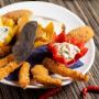 Kennt ihr schon unsere PLATO DE MOSQUITO mit knusprigen Chicken Fingers, Esuqites Shrimps und feurigen Chili Poppers? Sieht verlockend aus, oder? Kennt ihr schon unsere PLATO DE MOSQUITO mit knusprigen Chicken Fingers, Esuqites Shrimps und feurigen Chili Poppers? Sieht verlockend aus, oder?